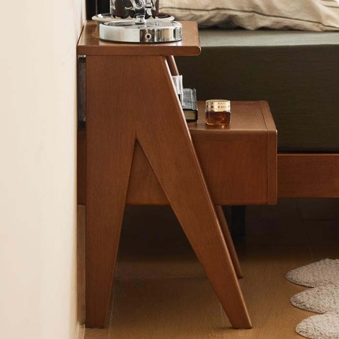 Jovra 2pcs solid wood nightstands