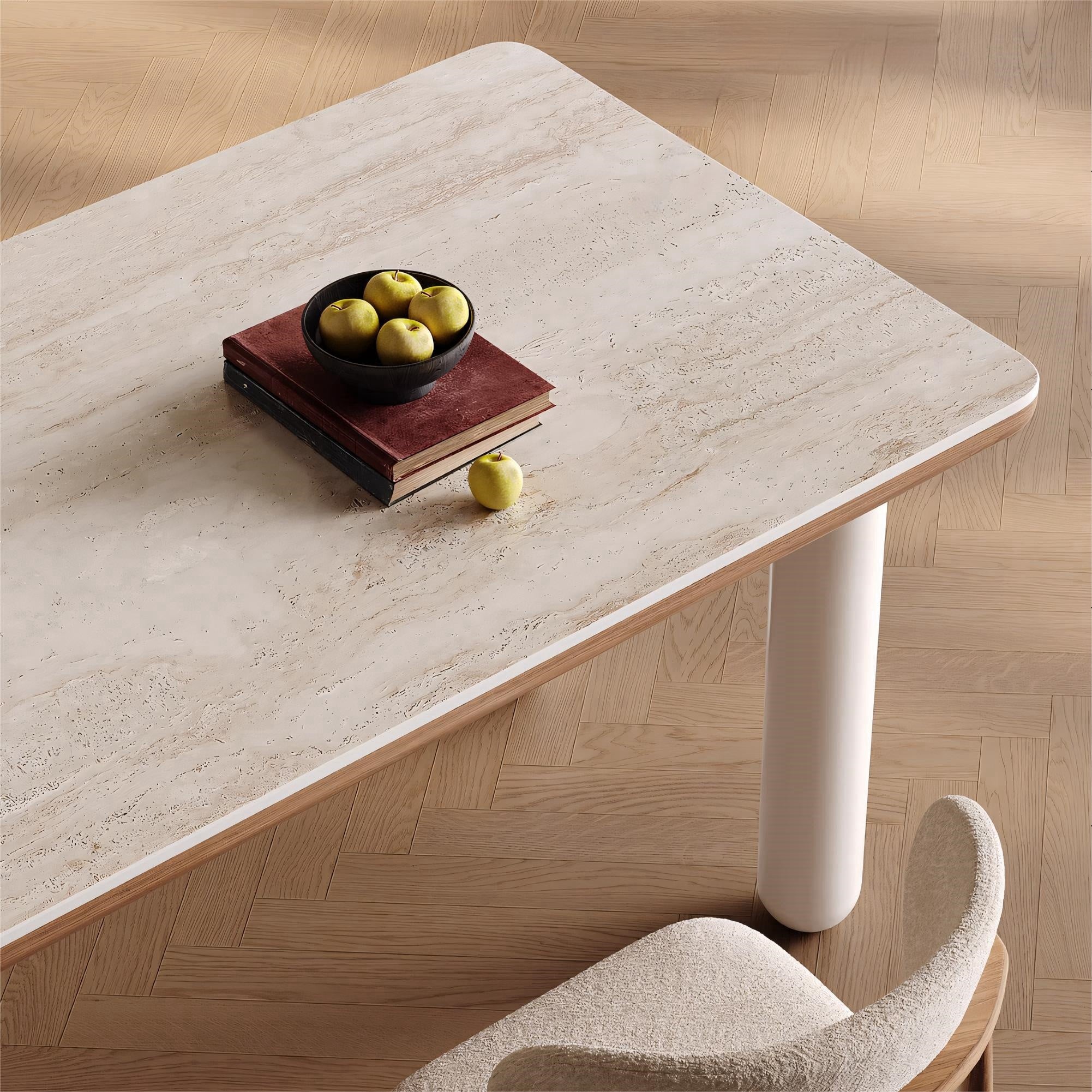 Lessimo Sintered stone rectangular dining set