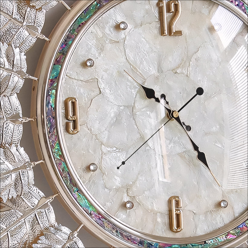 Aniner Natural shell wall clock