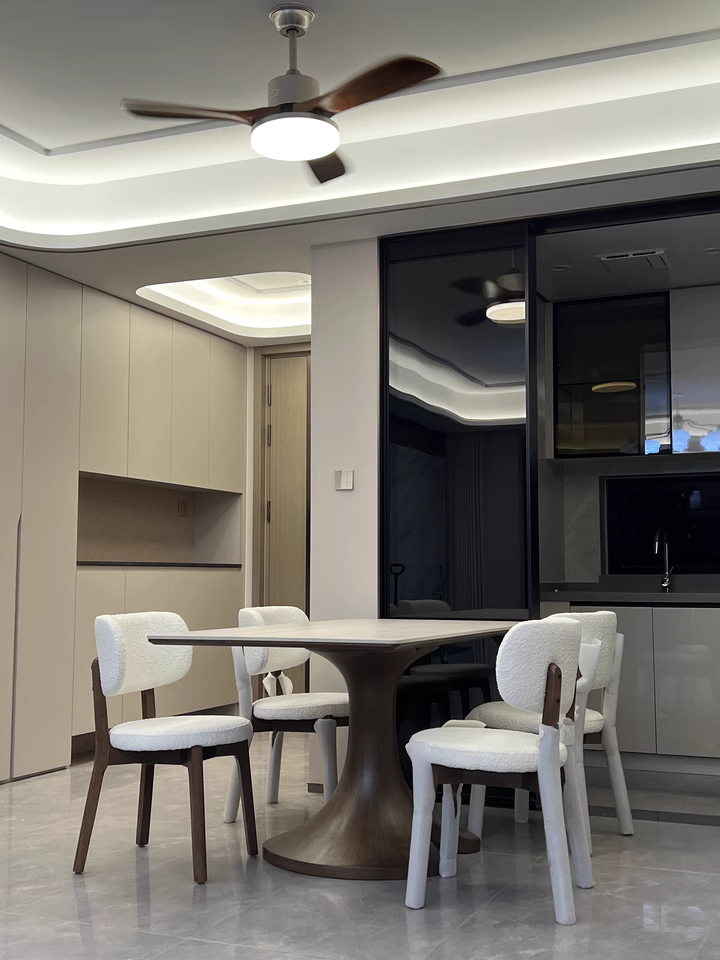 Avico Sintered stone rectangular dining set