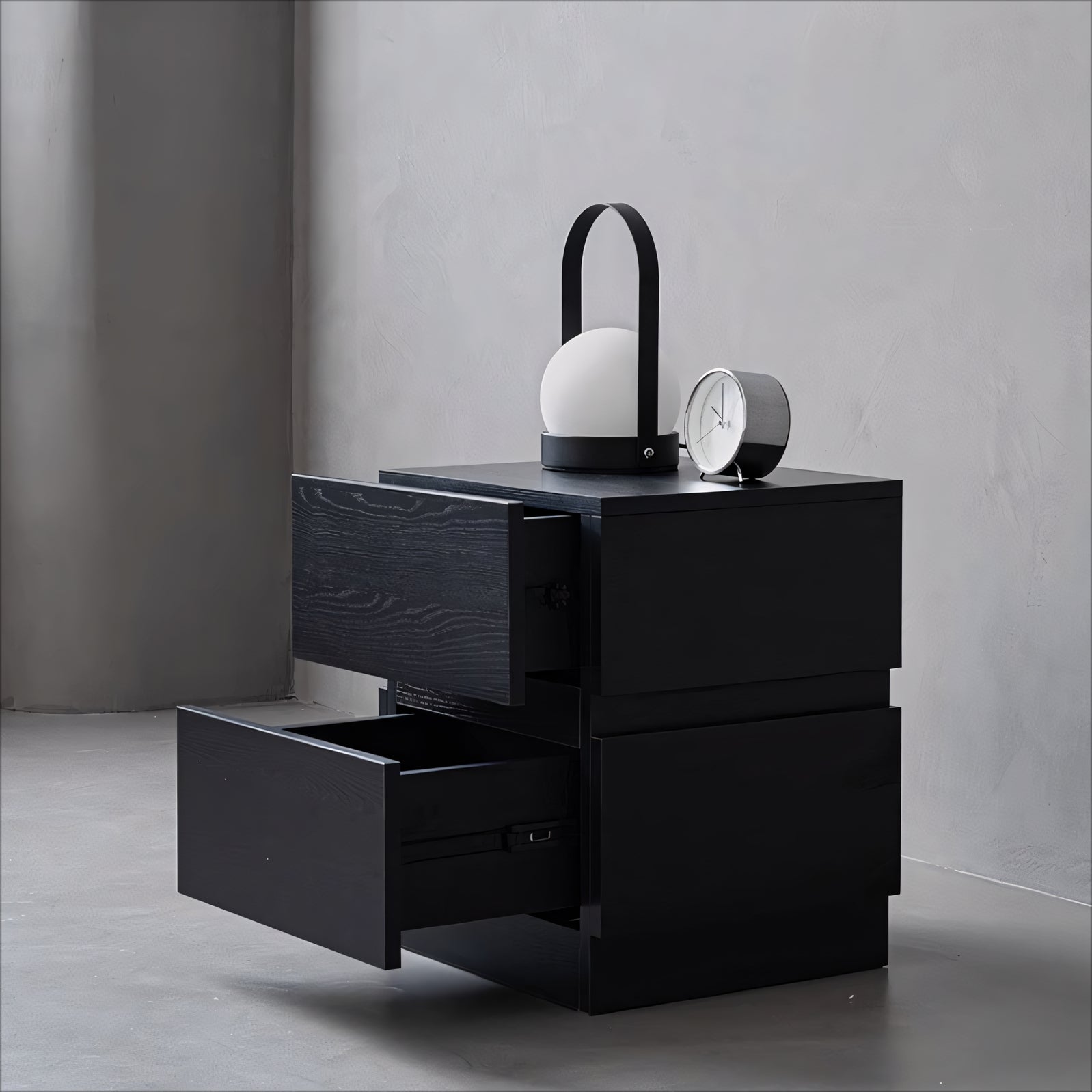 Fachic 2pcs minimalist nightstands-A