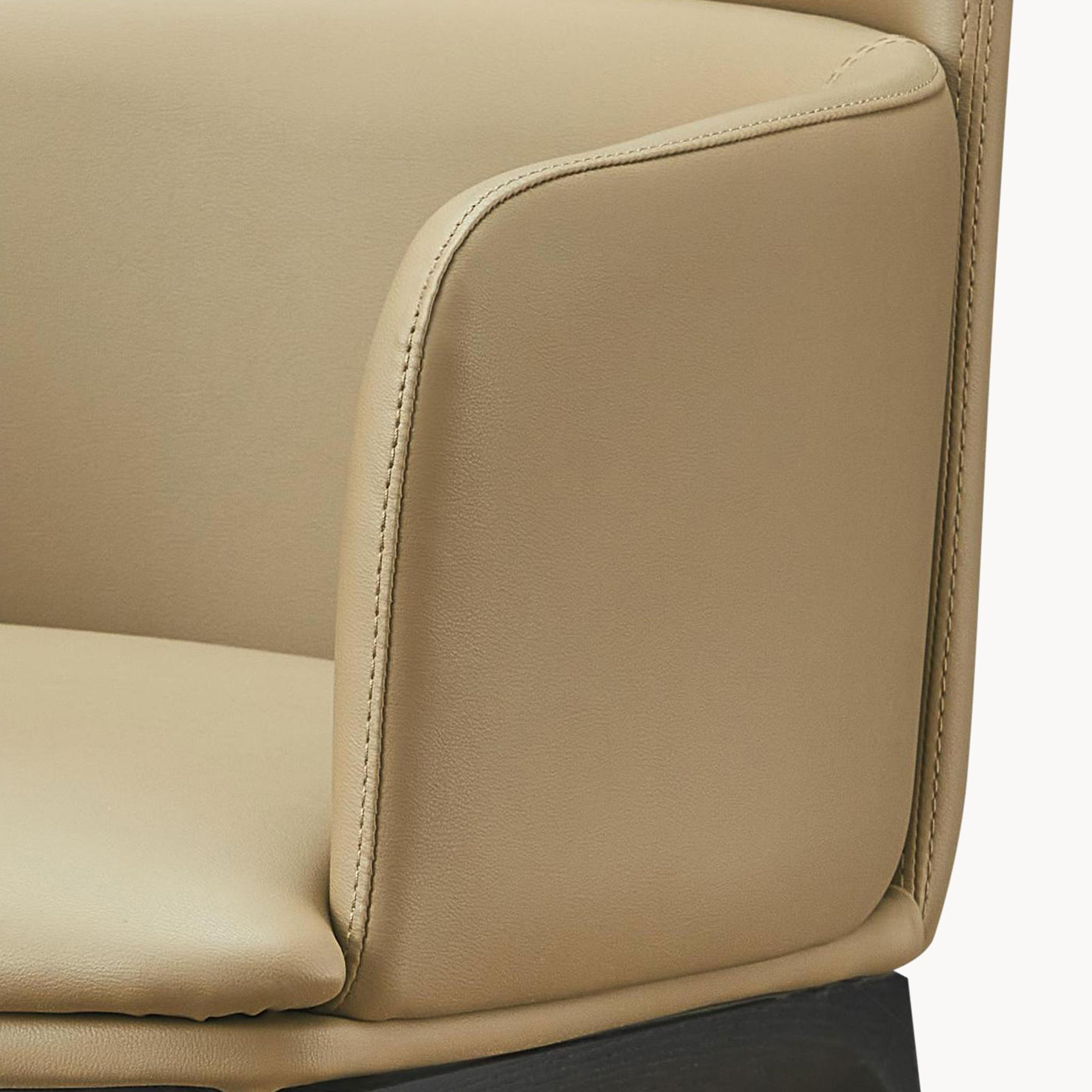 Sibana 2pcs ash wood leather dining chairs