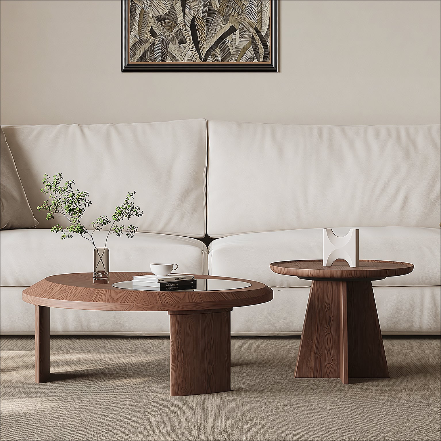 Palas Modern coffee table side table set