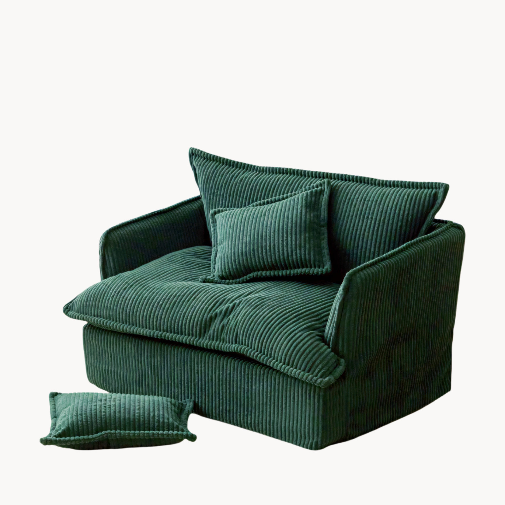 Elarem Washable fabric single sofa-A