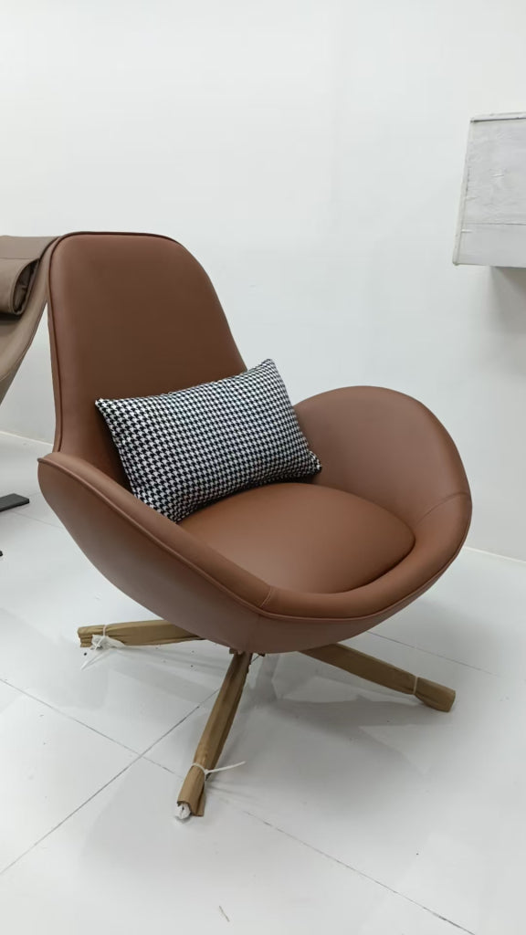 Filarine Leather accent chair-A