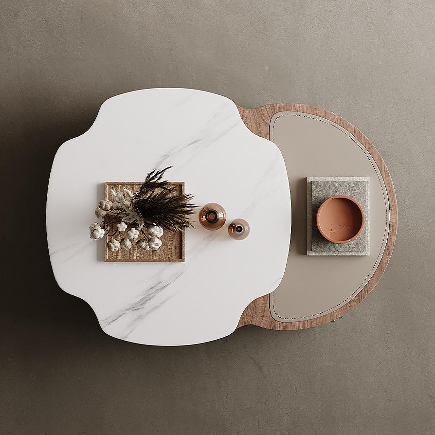 Brecu Microcrystalline stone coffee table