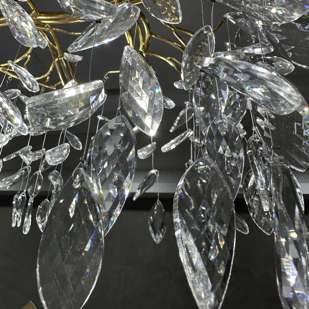 Shanyn Branches glass beads pendant light