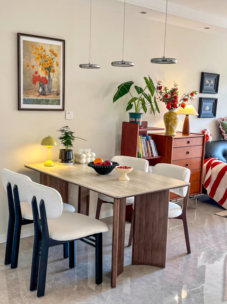 Genul Sintered stone rectangular dining table