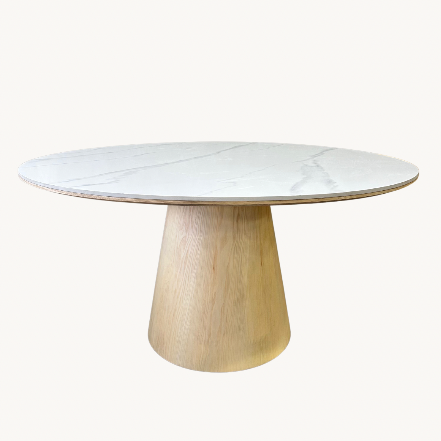 Larson Ash solid wood round dining table