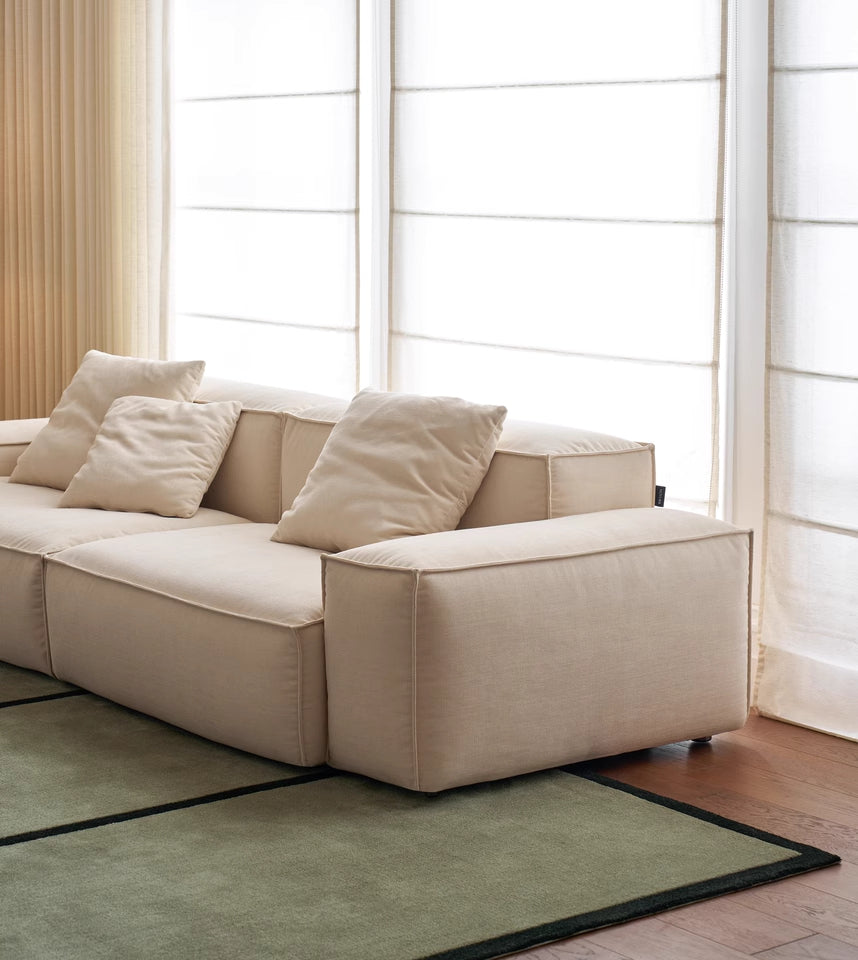 Eobie Washable fabric straight sofa