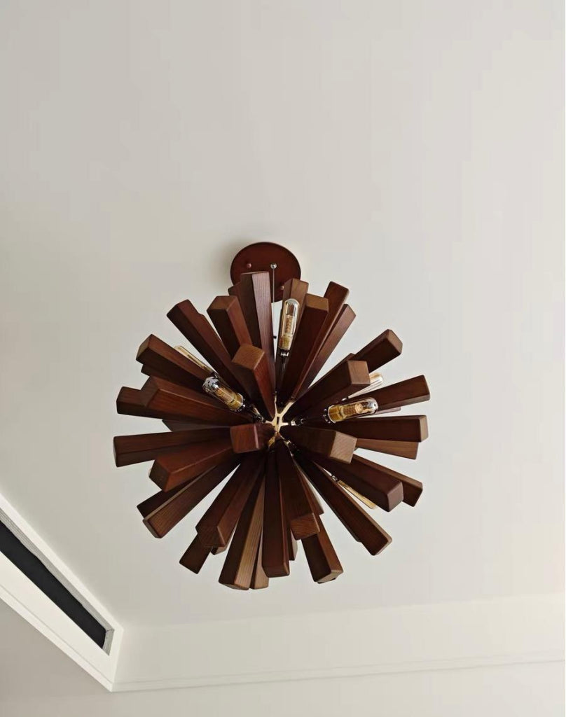 Dajum Solid wood pendant light