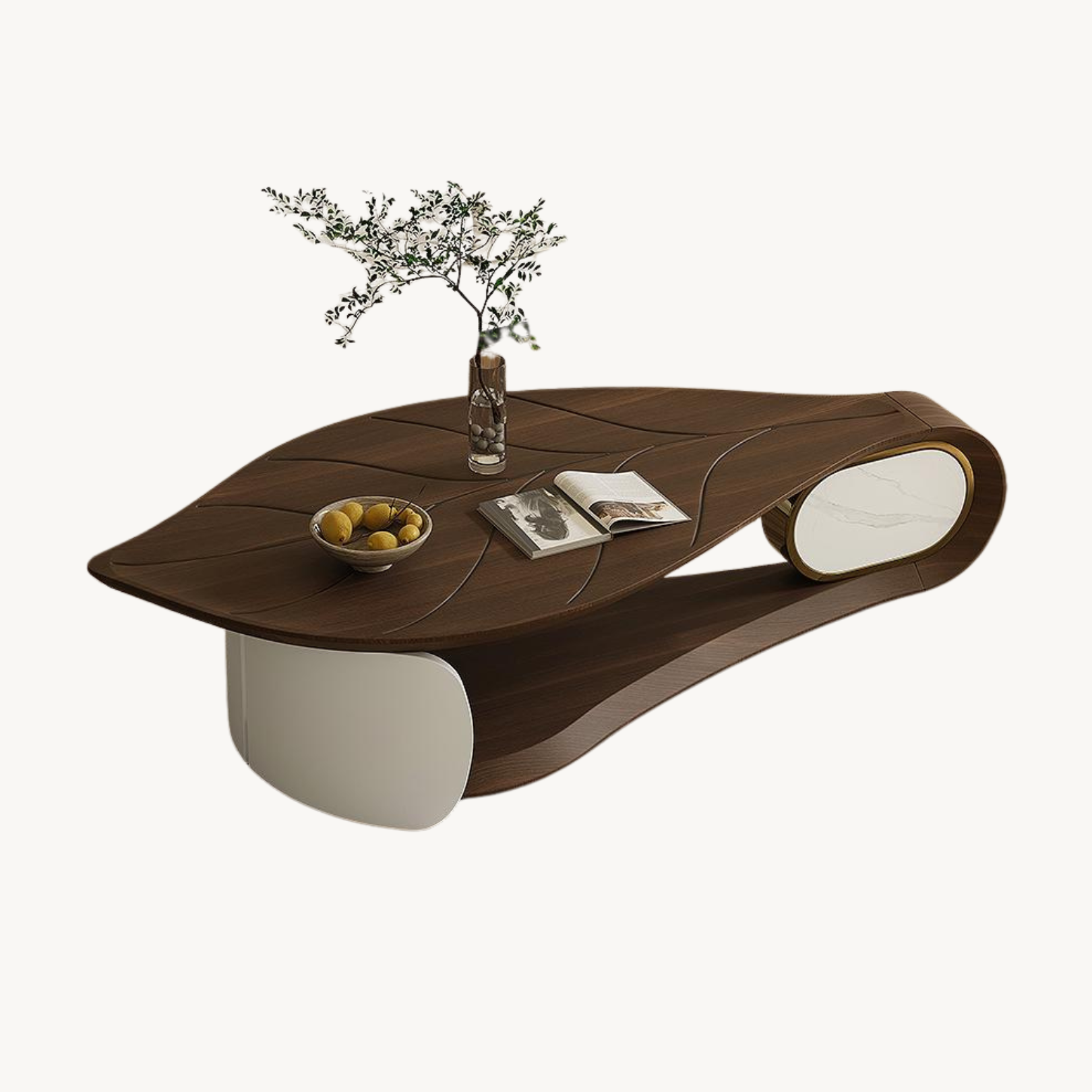 Folia Leaf-shaped coffee table