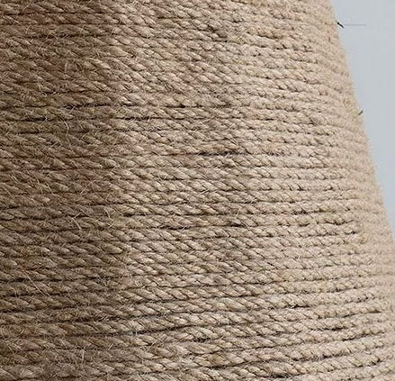 Jisop Natural linen rope pendant light