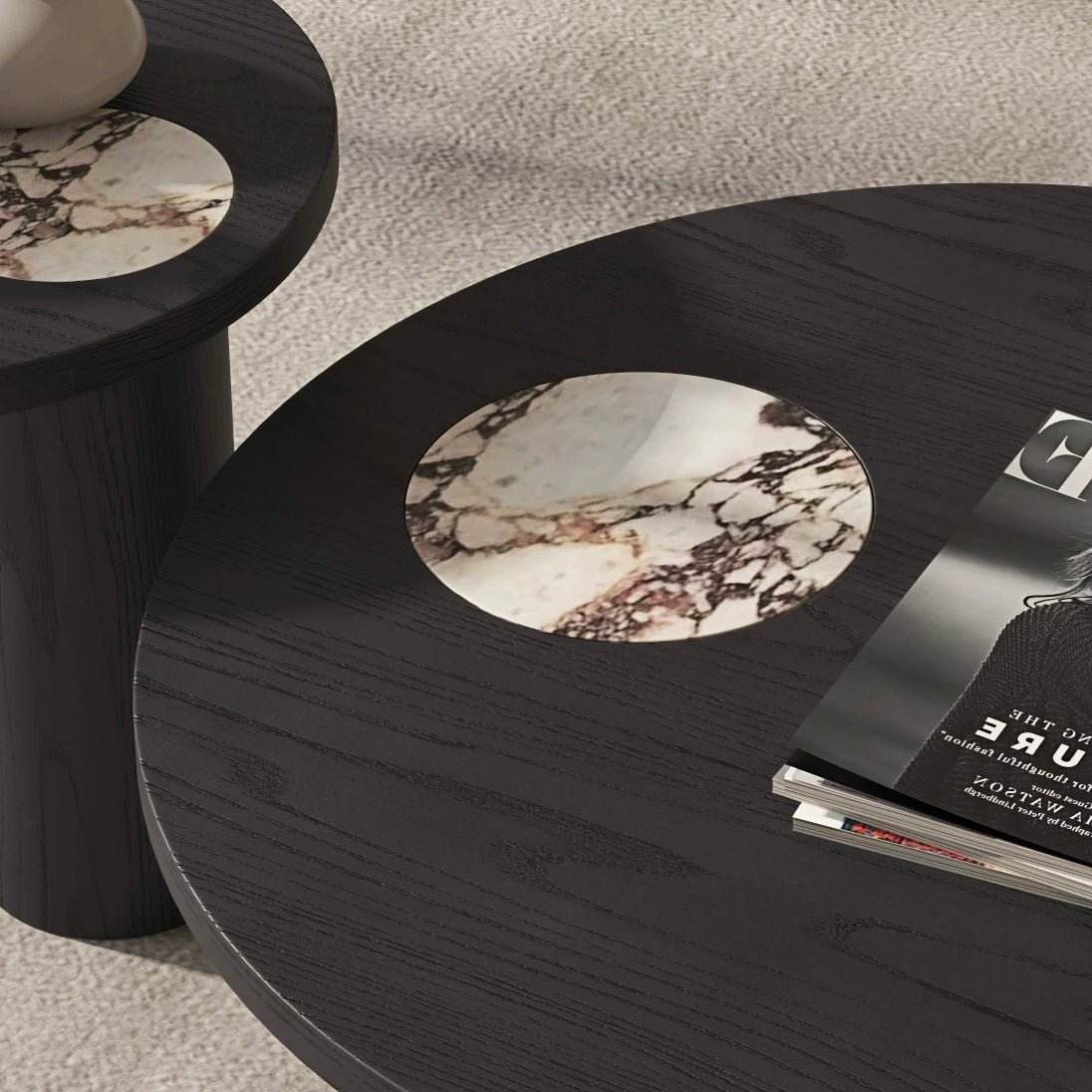 Resnova Modern coffee table side table set