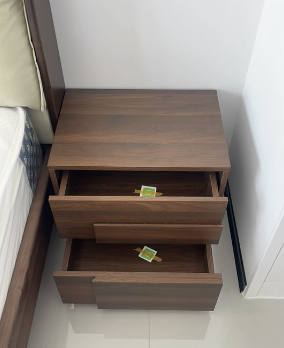 Poneva 2pcs minimalist nightstands