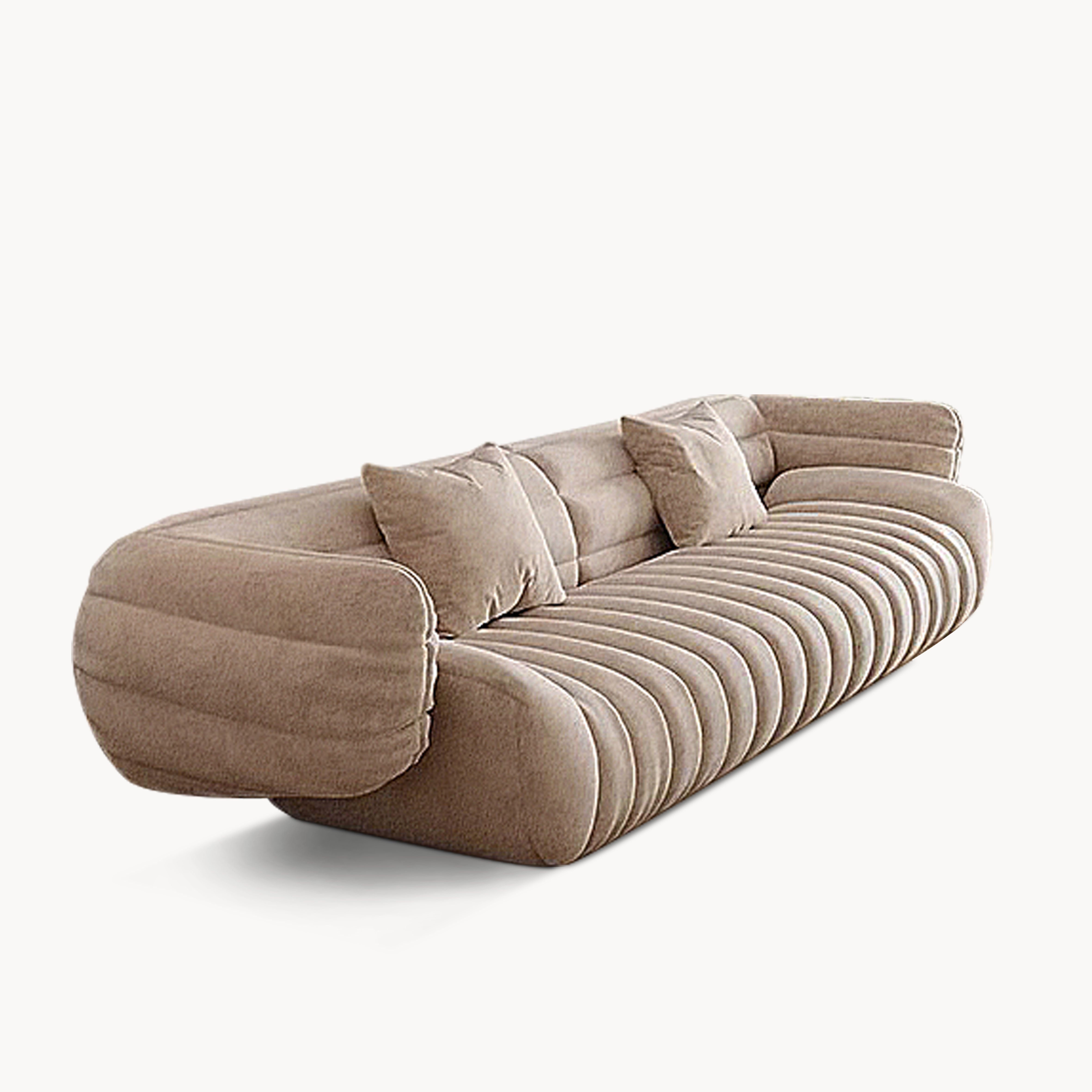 Renowa Boat-shaped one-piece straight sofa