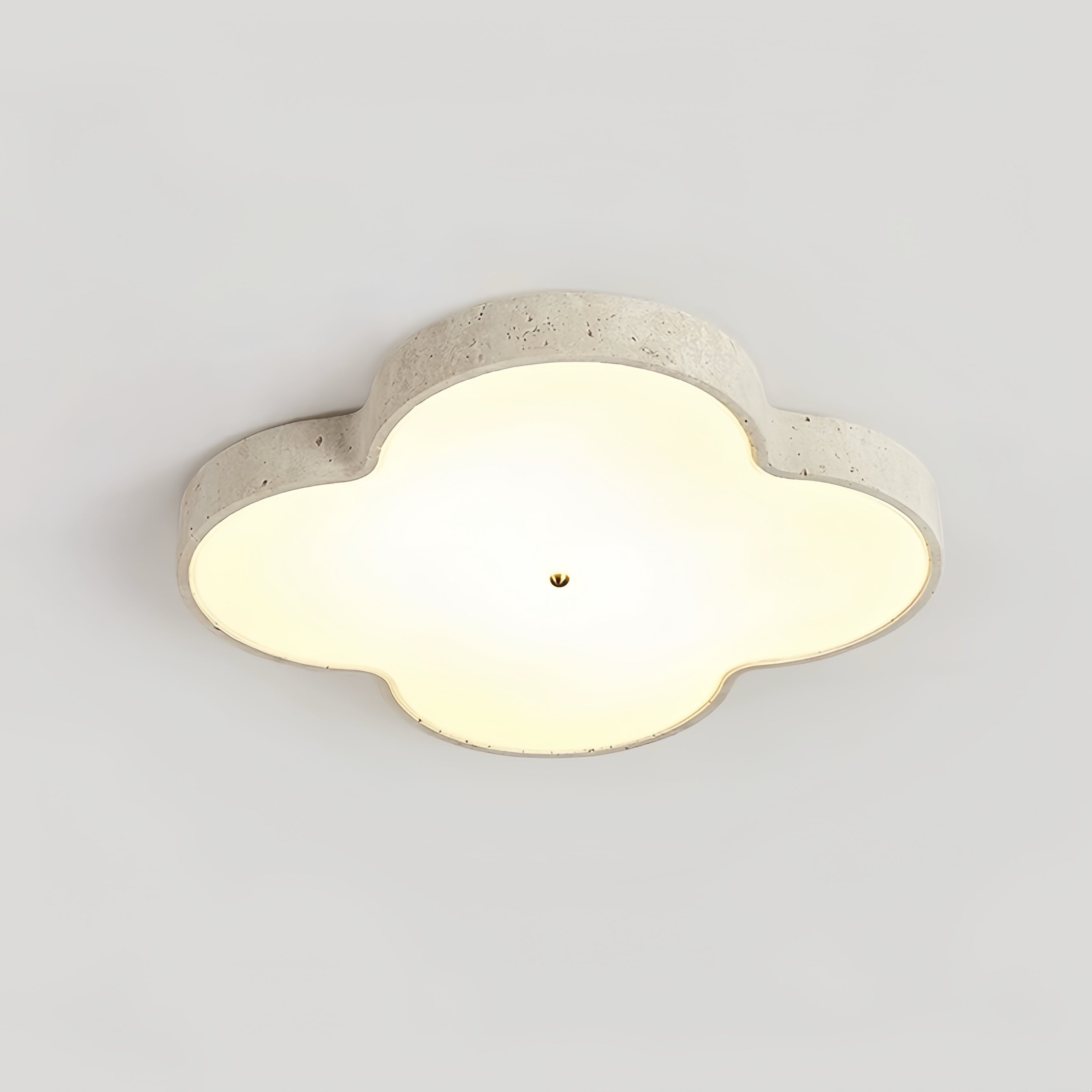 Ethy Beige travertine ceiling light