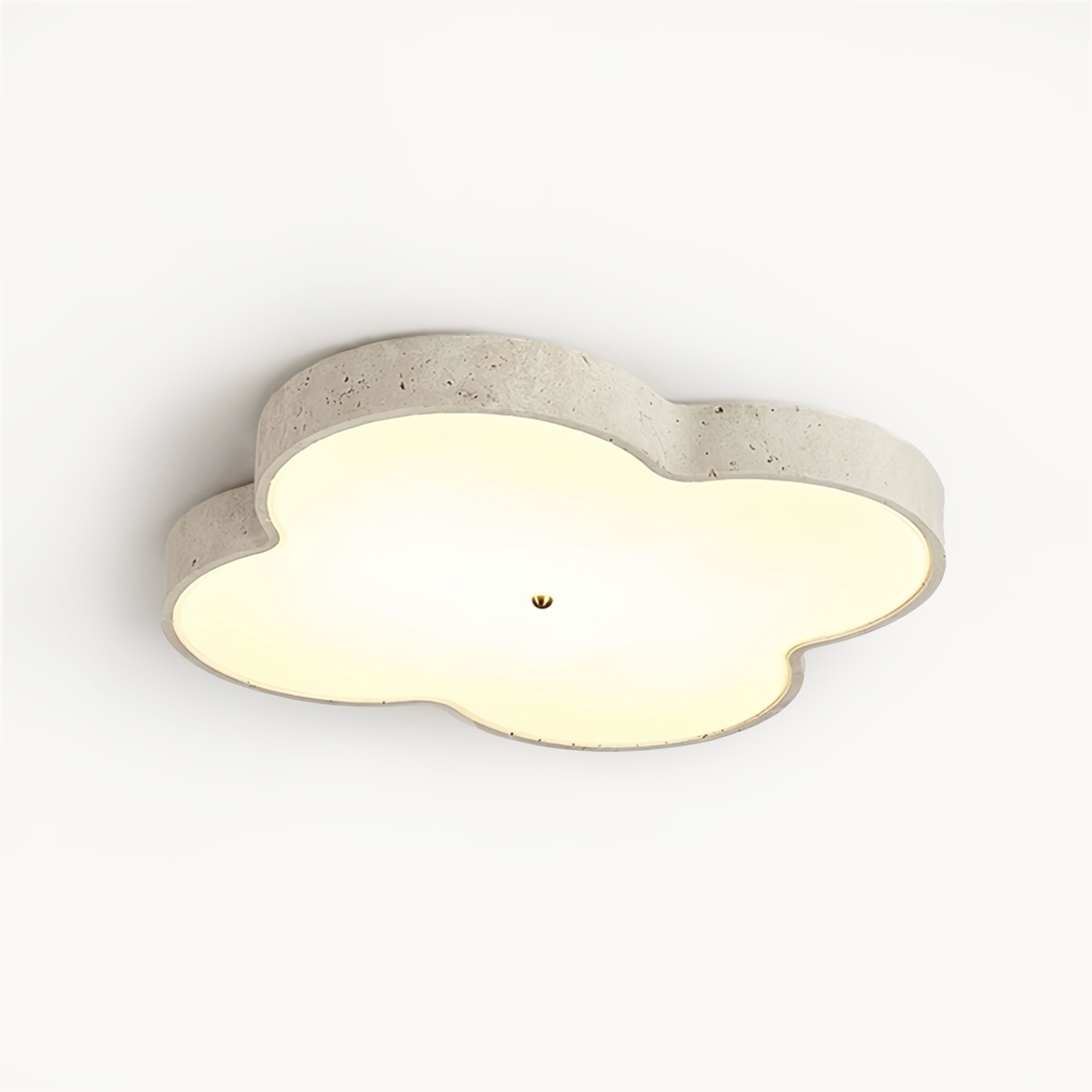 Ethy Beige travertine ceiling light