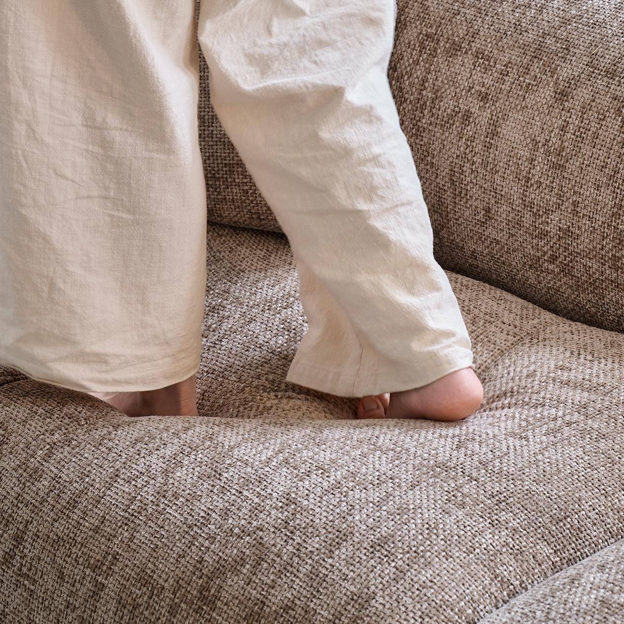 Osari Fabric straight sofa