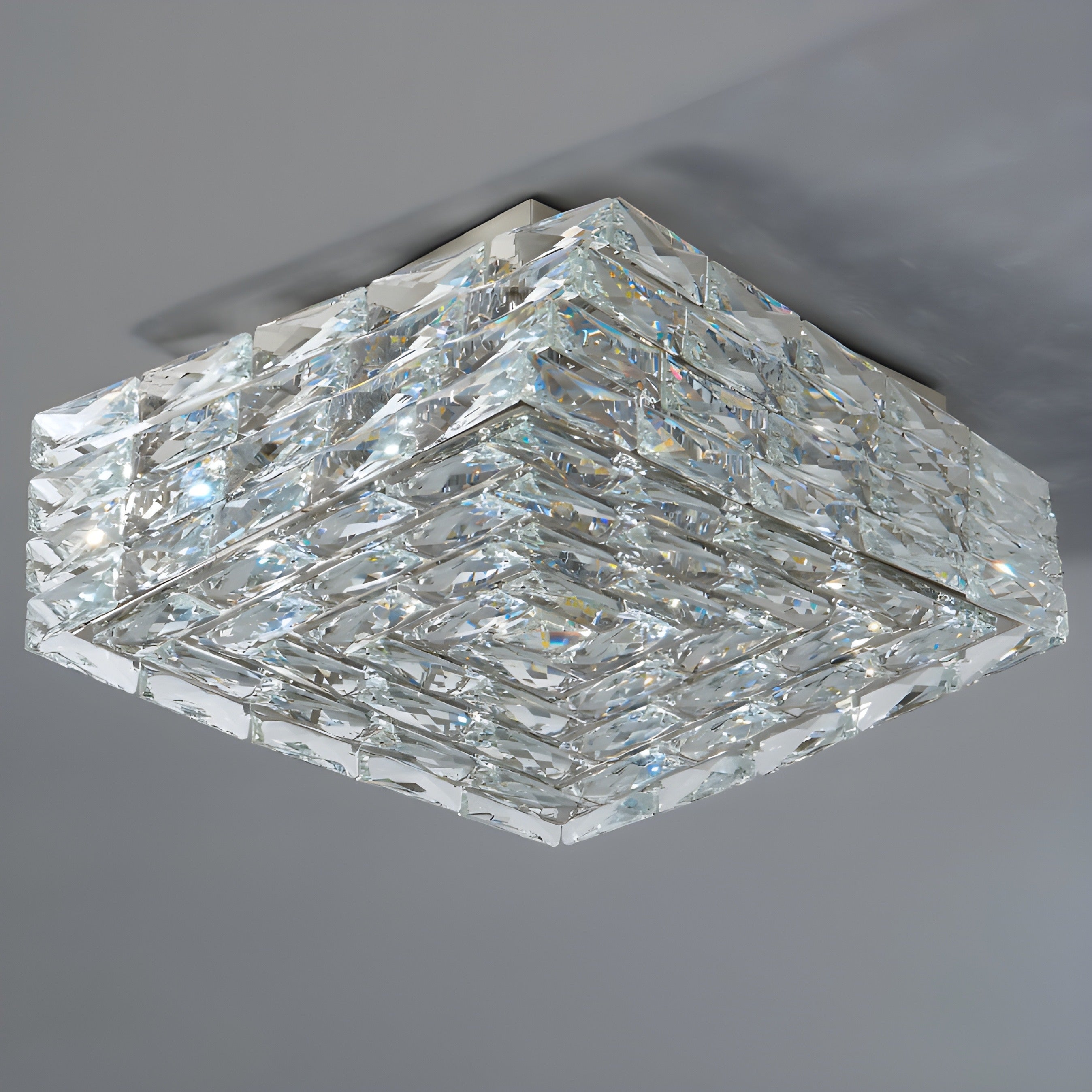 Horolin Square glass ceiling light