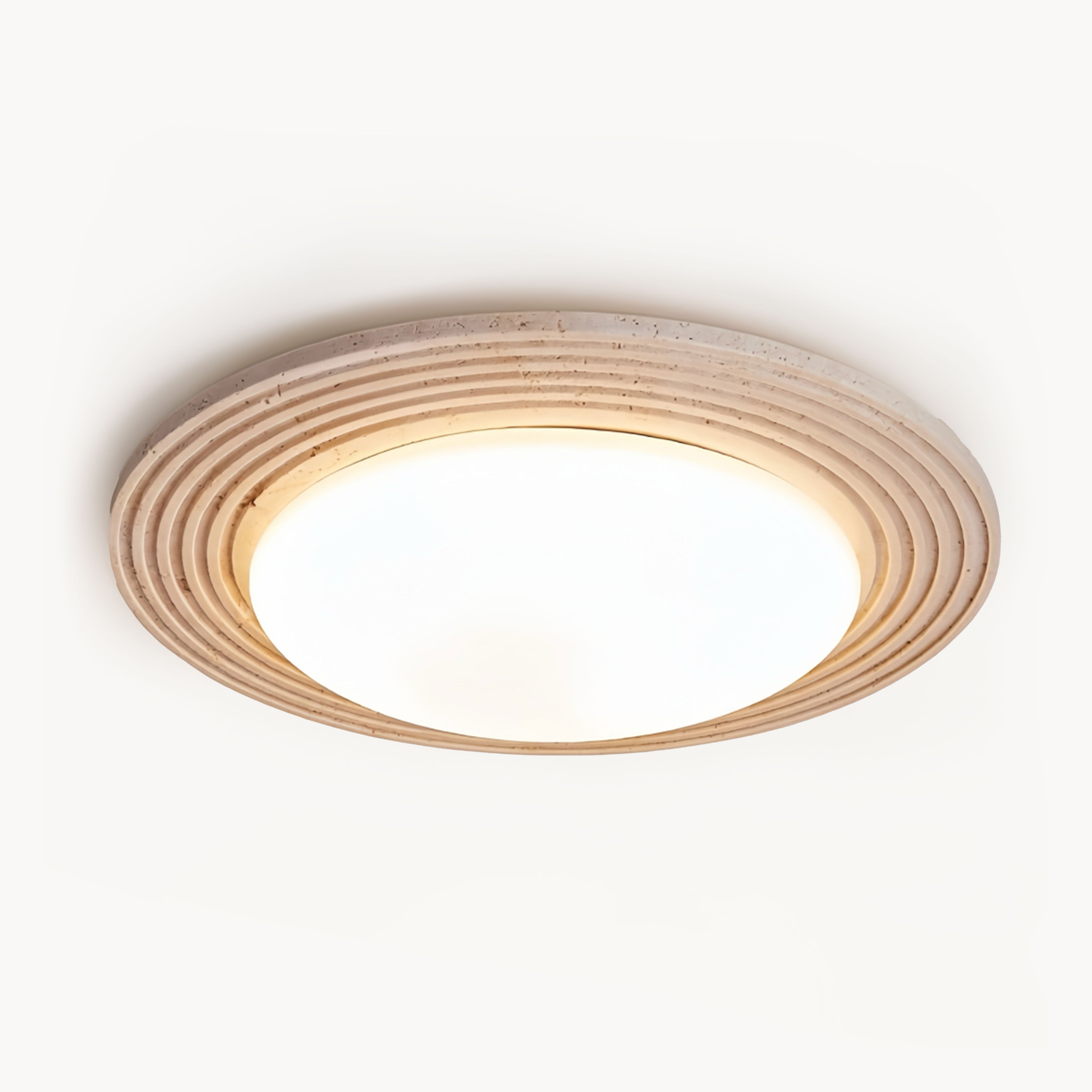 Valit Beige travertine ceiling light