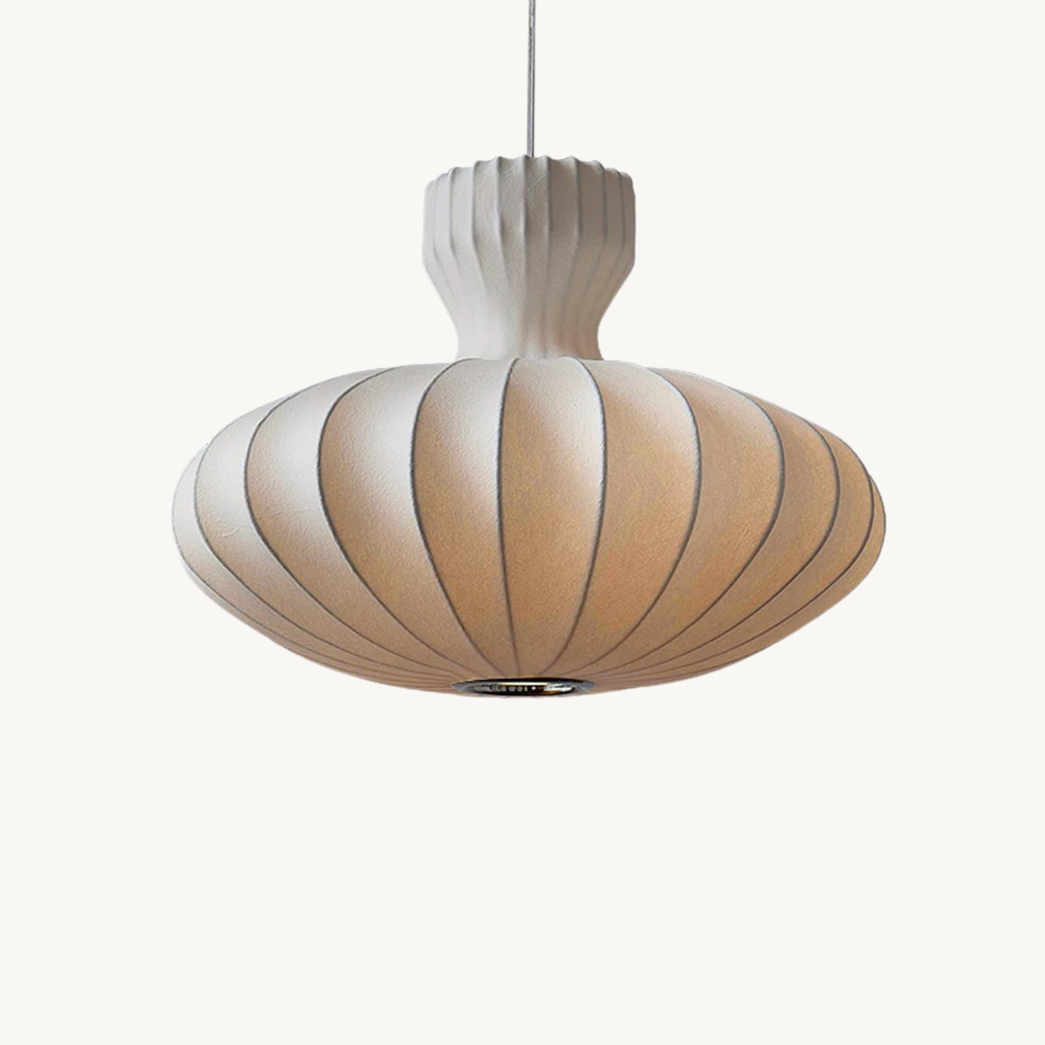 Sinoye Silk fabric pendant light