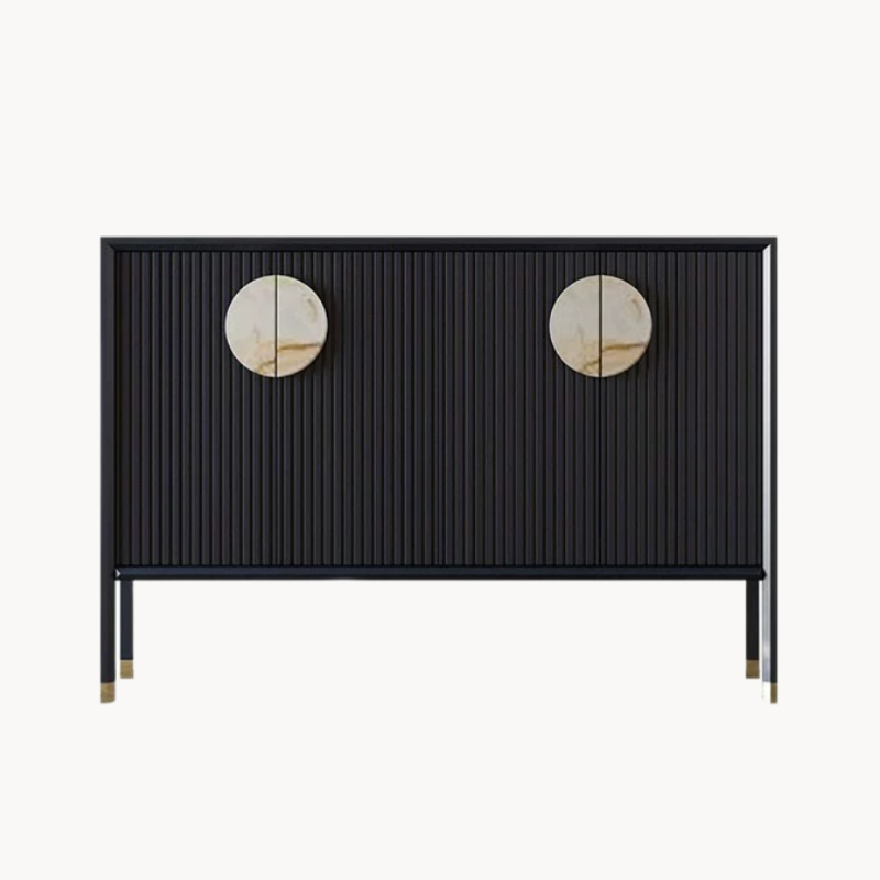 Melra Wooden marble sideboard-C