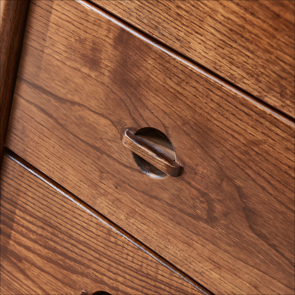 Lyria Solid wood natural rattan wardrobe