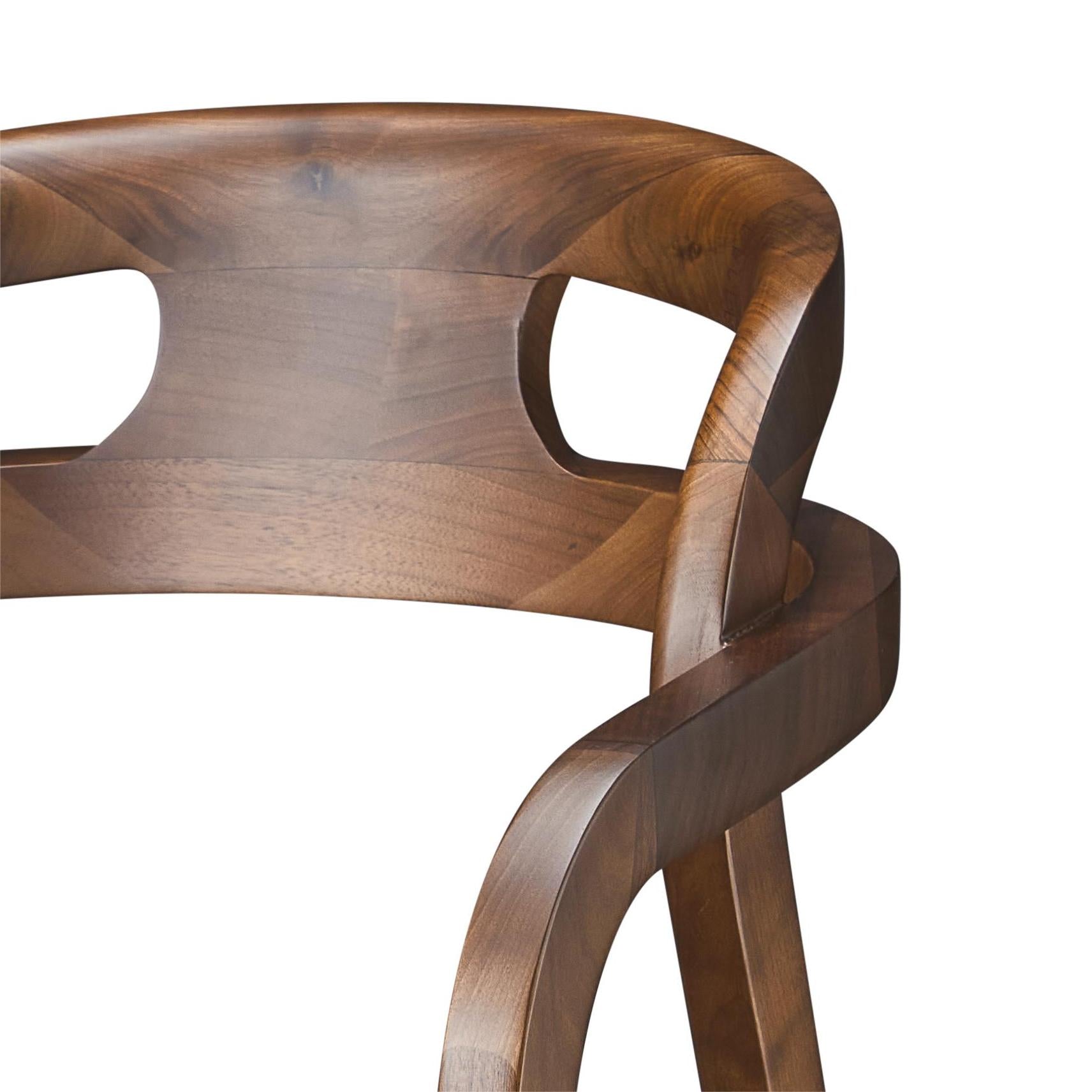 Ophira 2pcs ash wood leather dining chairs