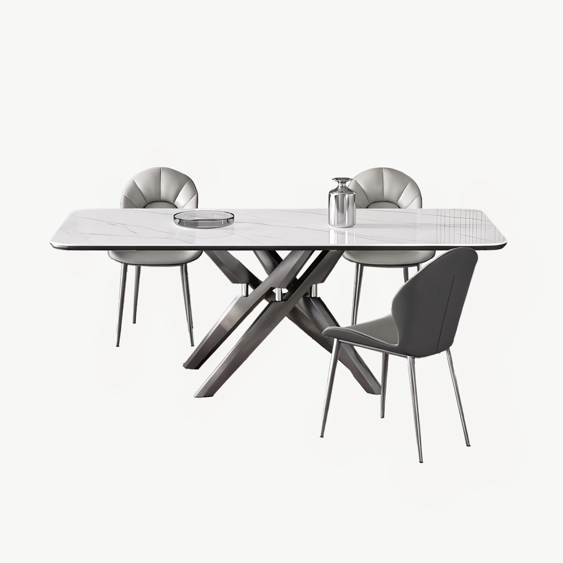 Penai Sintered stone rectangular dining set