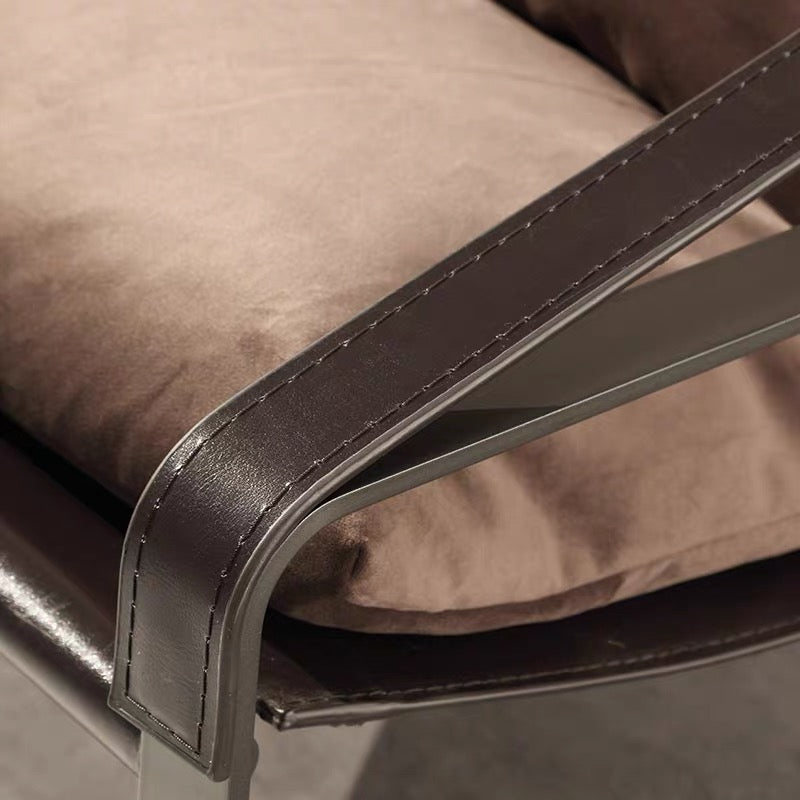 Jamoter Leather accent chair-A