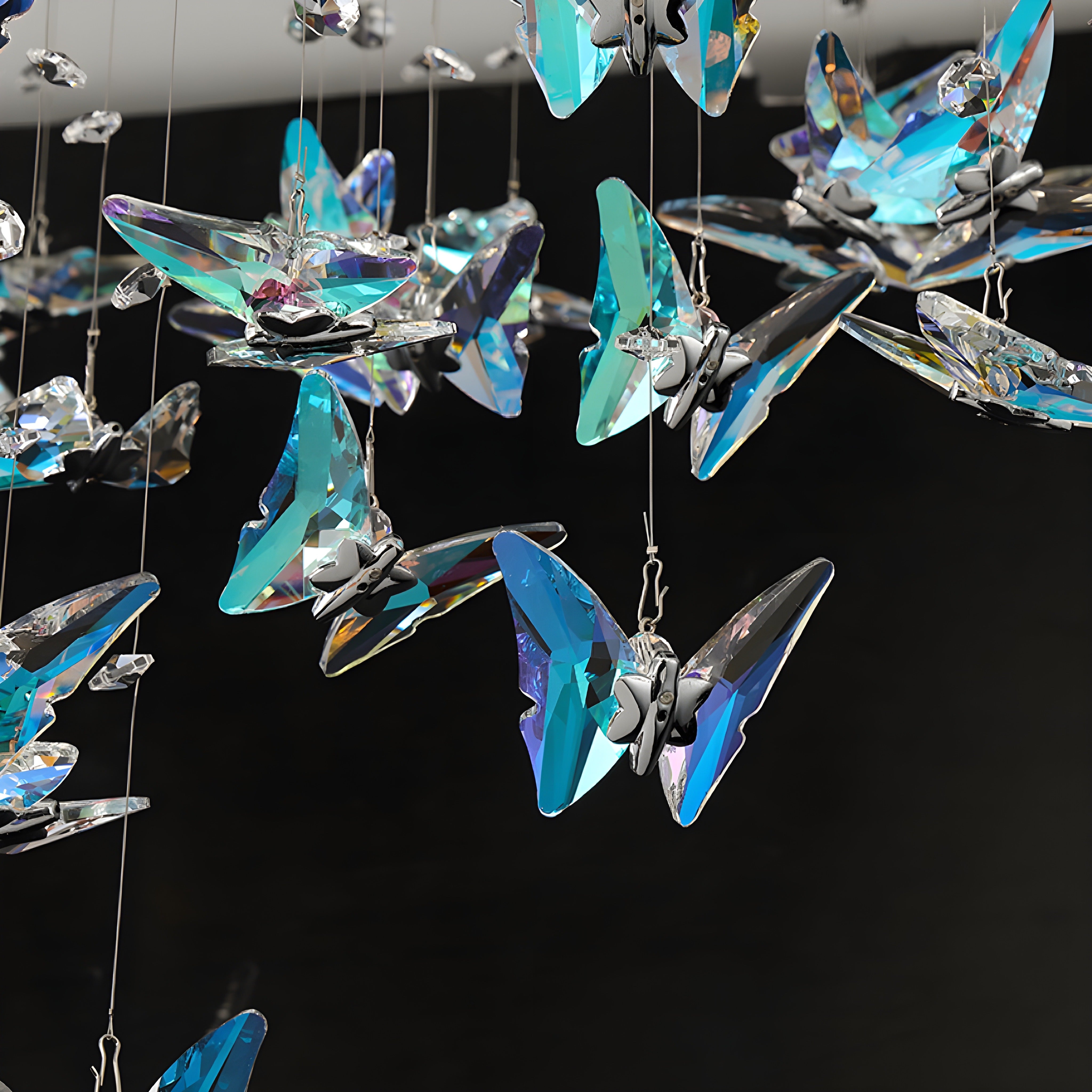 Shaifay Crystal butterfly pendant light