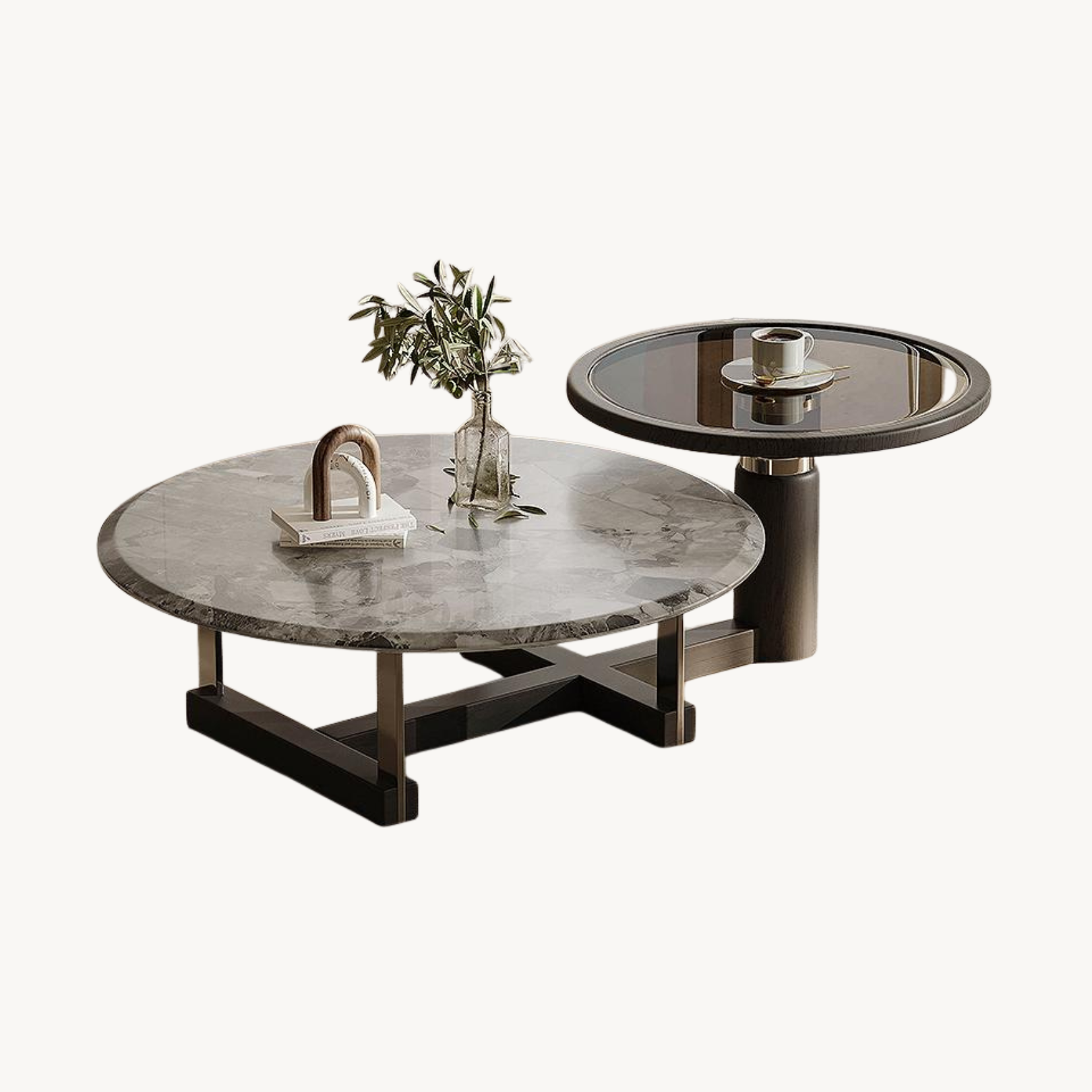 Combina Modern marble coffee table
