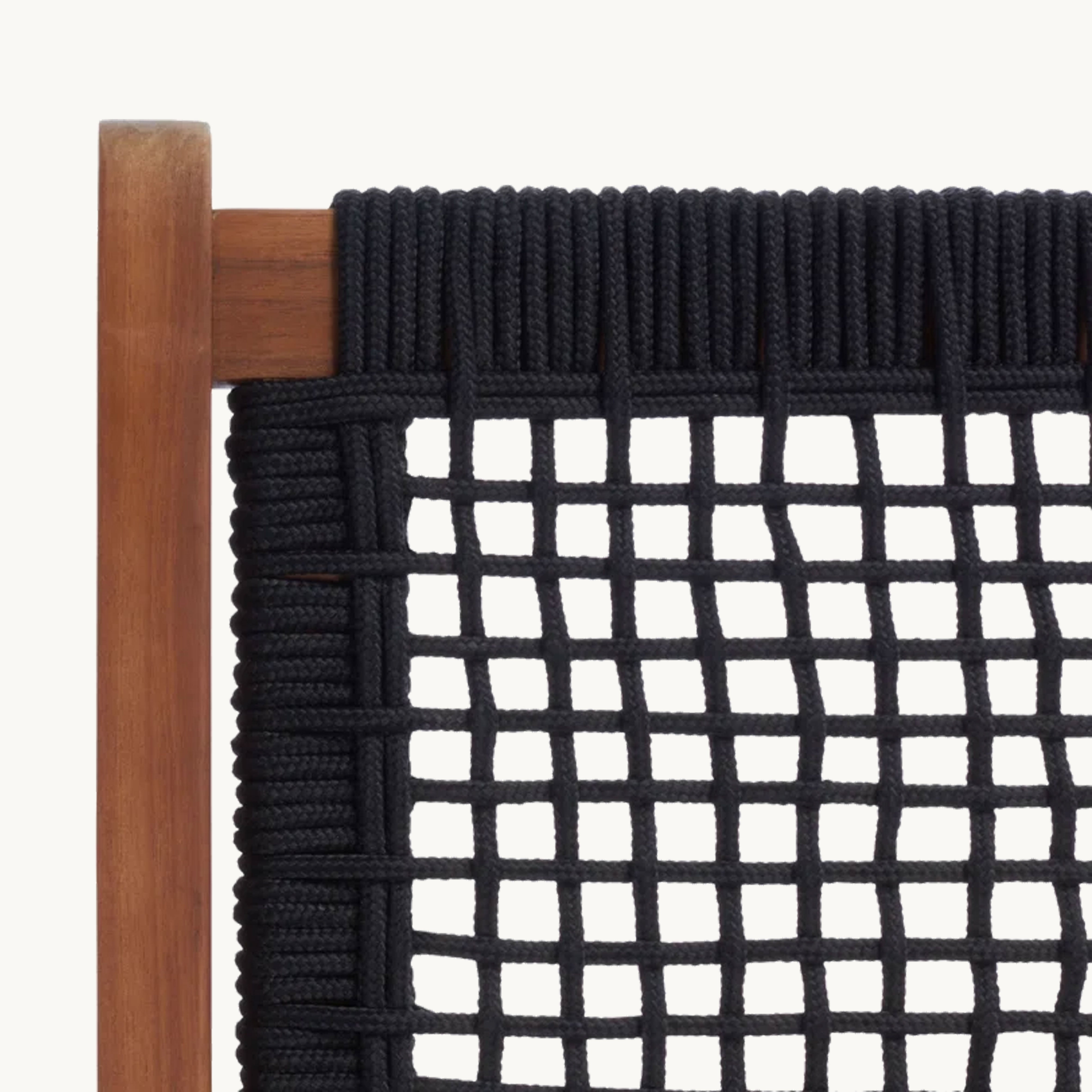 Fayeino Solid wood braided rope outdoor set