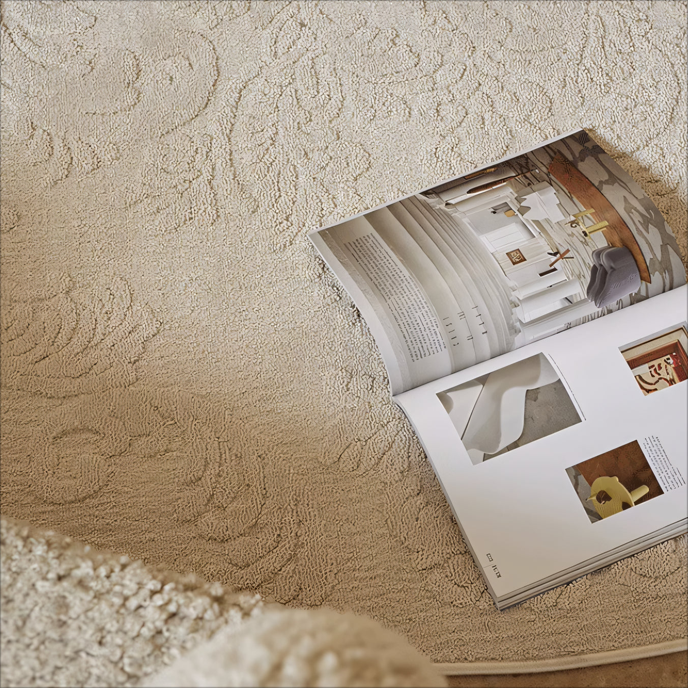 Zaso Natural seaweed fiber carpet rug