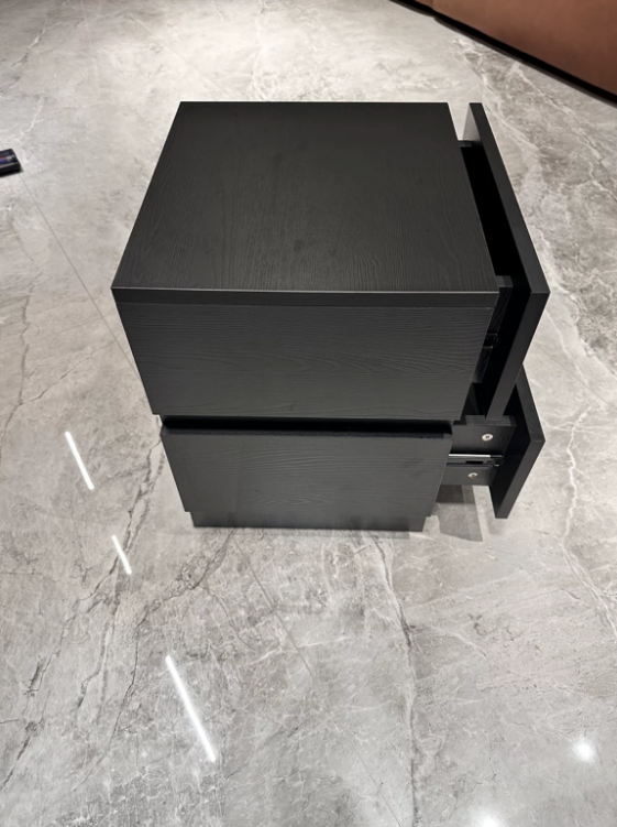 Fachic 2pcs minimalist nightstands-A