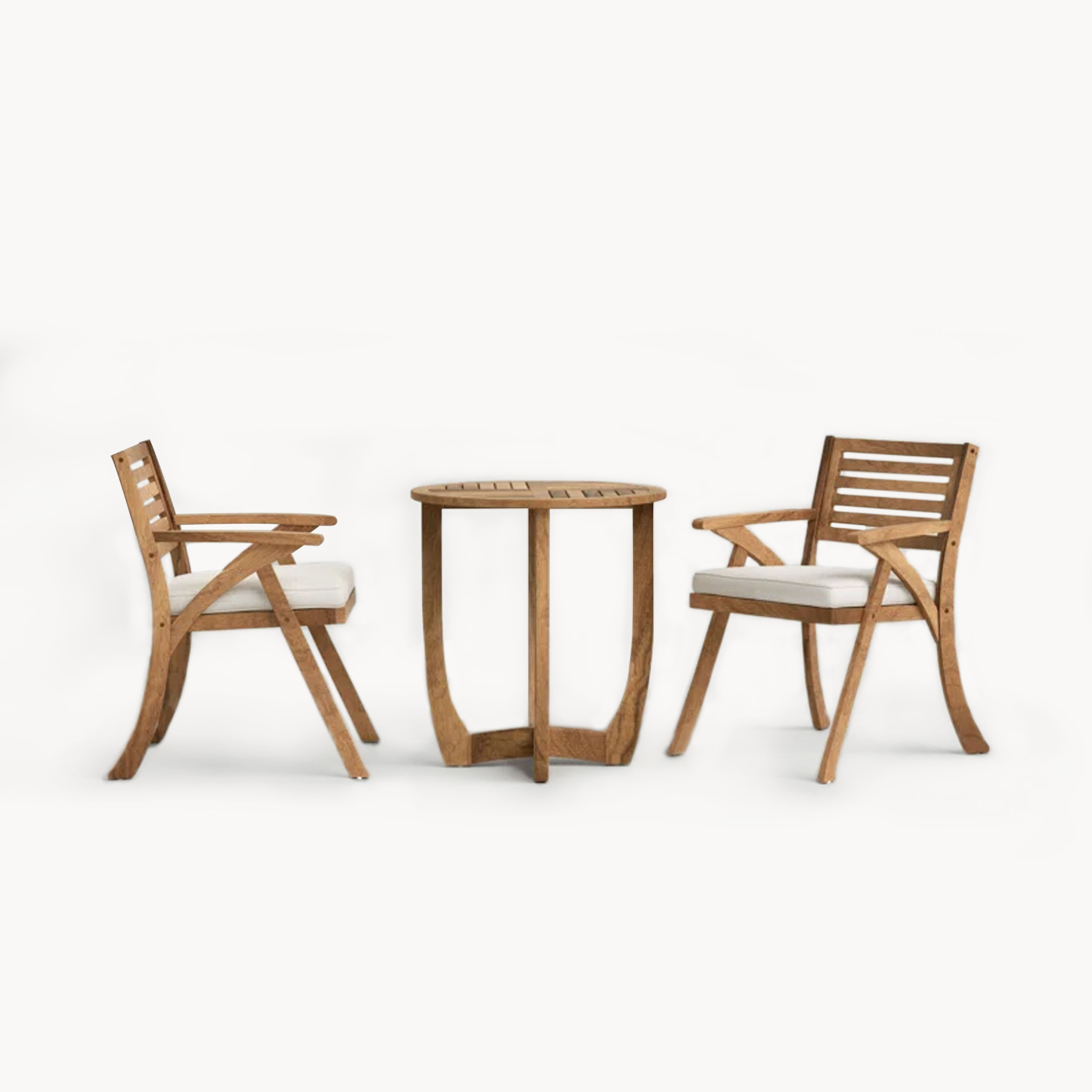 Elywi Solid wood outdoor lounge set