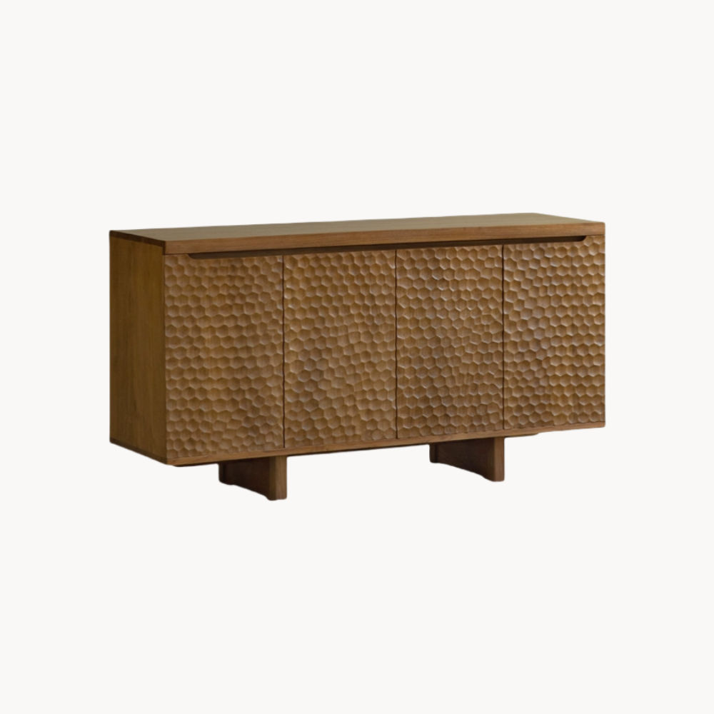 Crynox Teak solid wood sideboard
