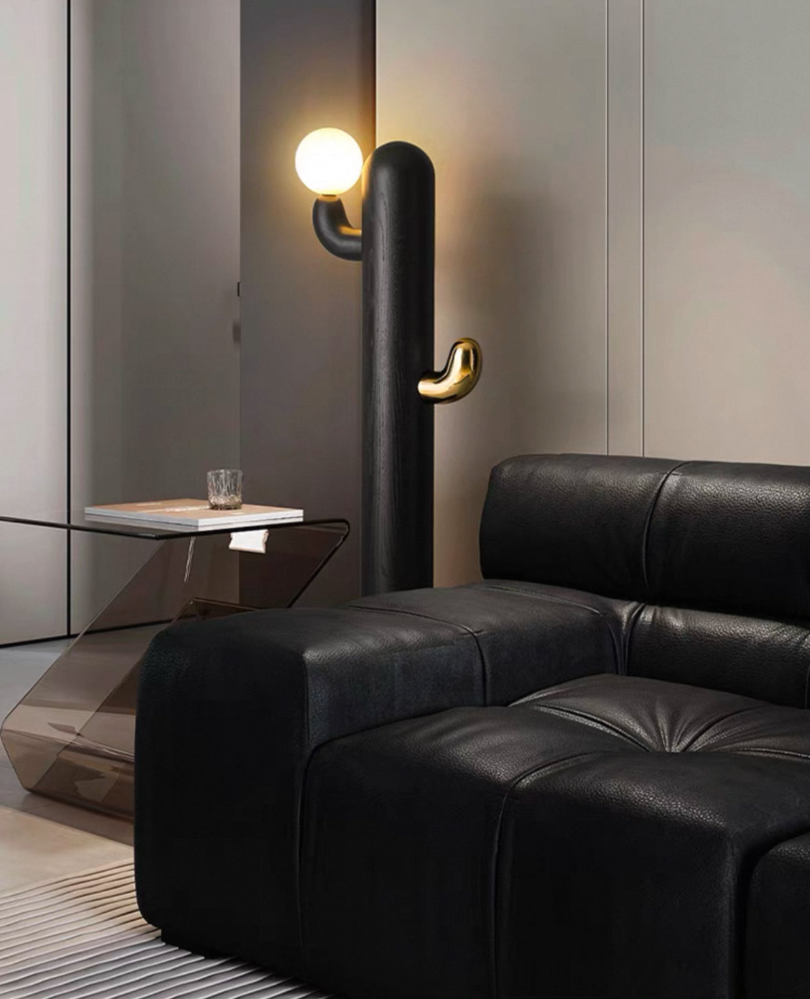 Siponie Solid wood cactus floor lamp-A
