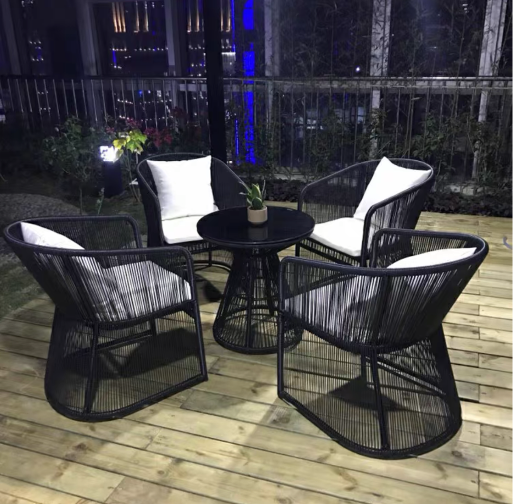 Hephoni Outdoor PE rattan chair sets