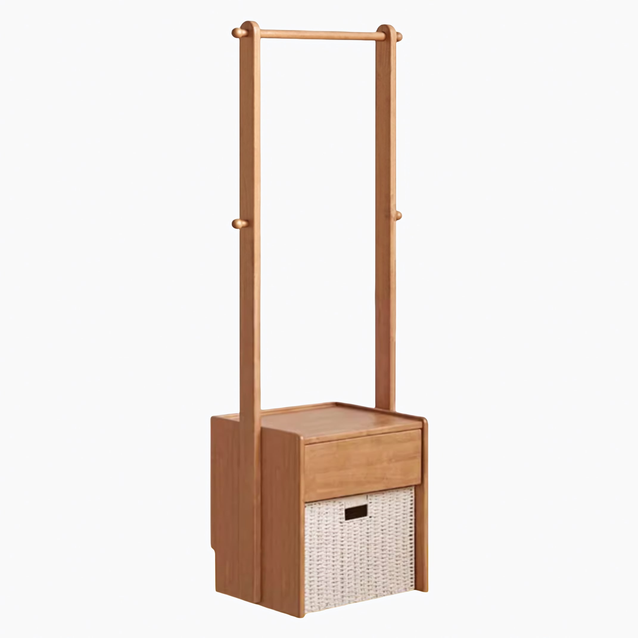 Erto Clothes rack with storage cabinet