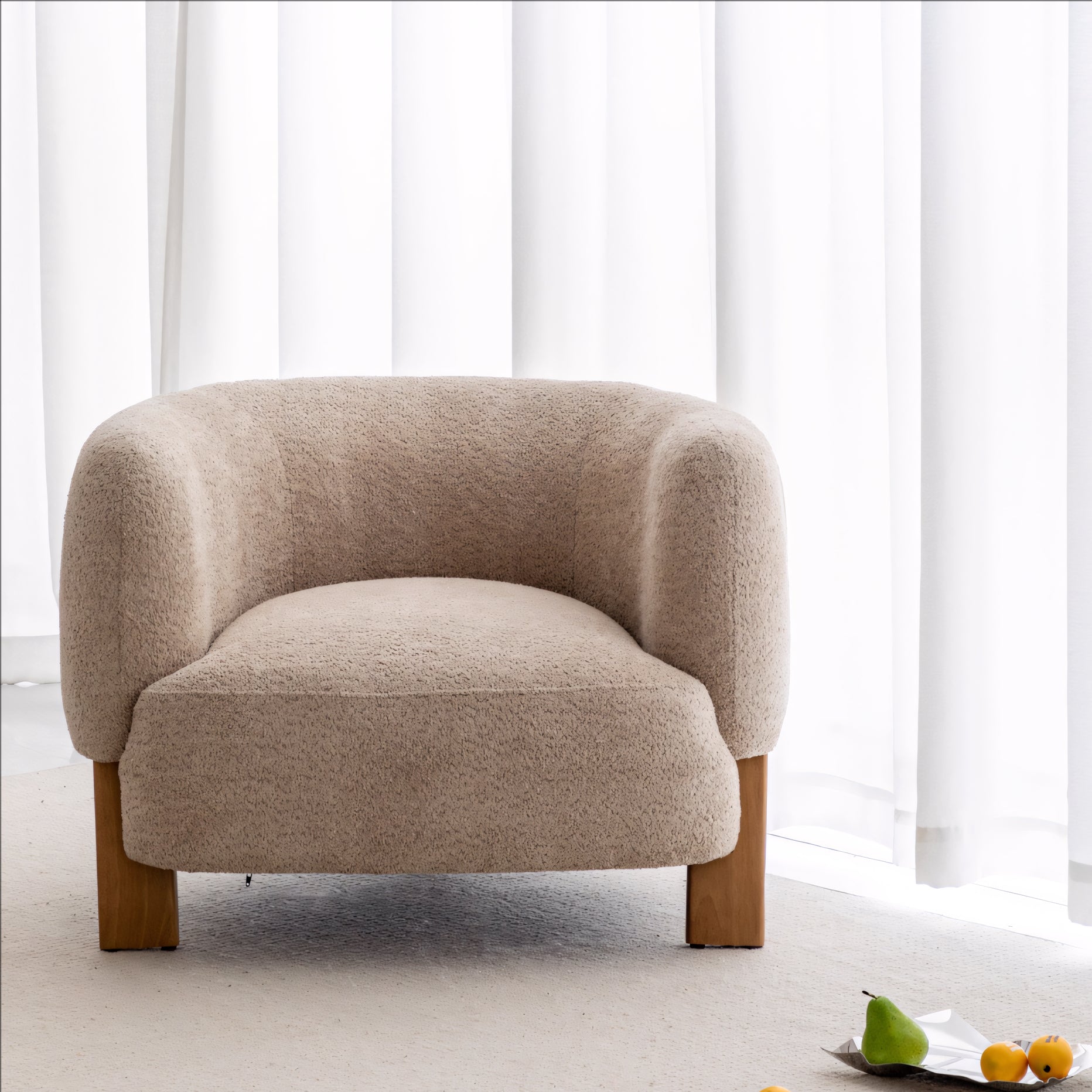 Vadra Fabric single sofa-A