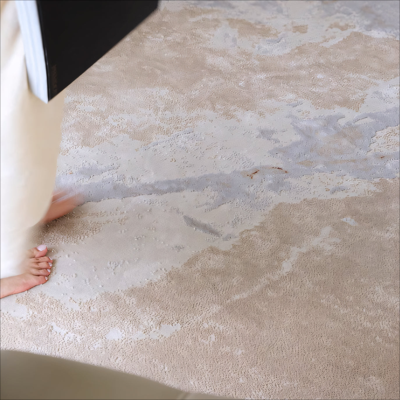 Lasi Washable Turkish marble pattern carpet rug