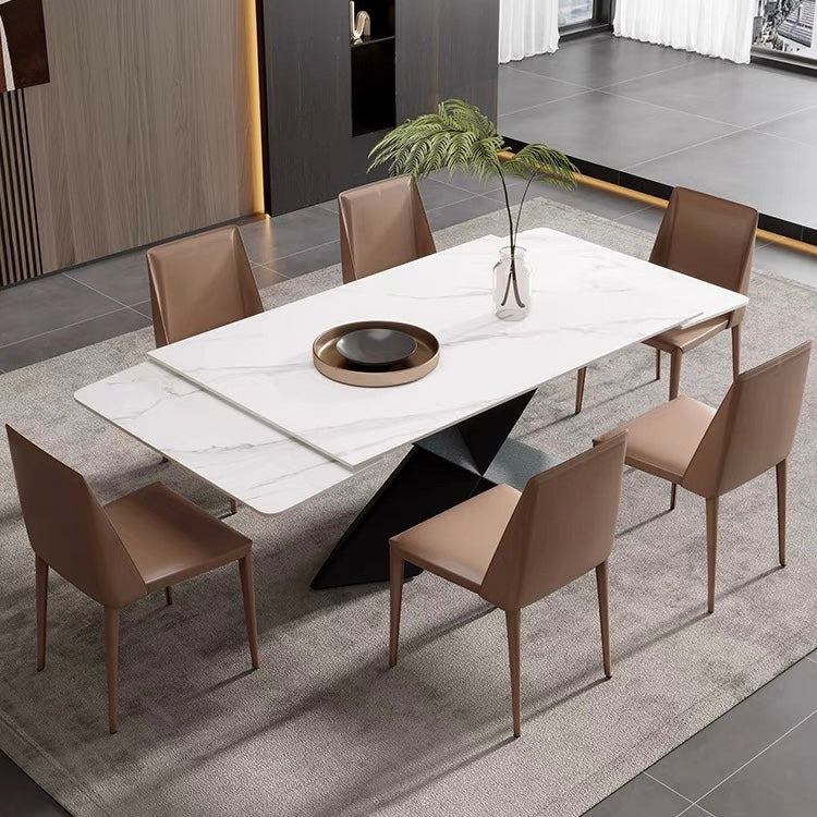 Cecilio Extendable sintered stone dining table